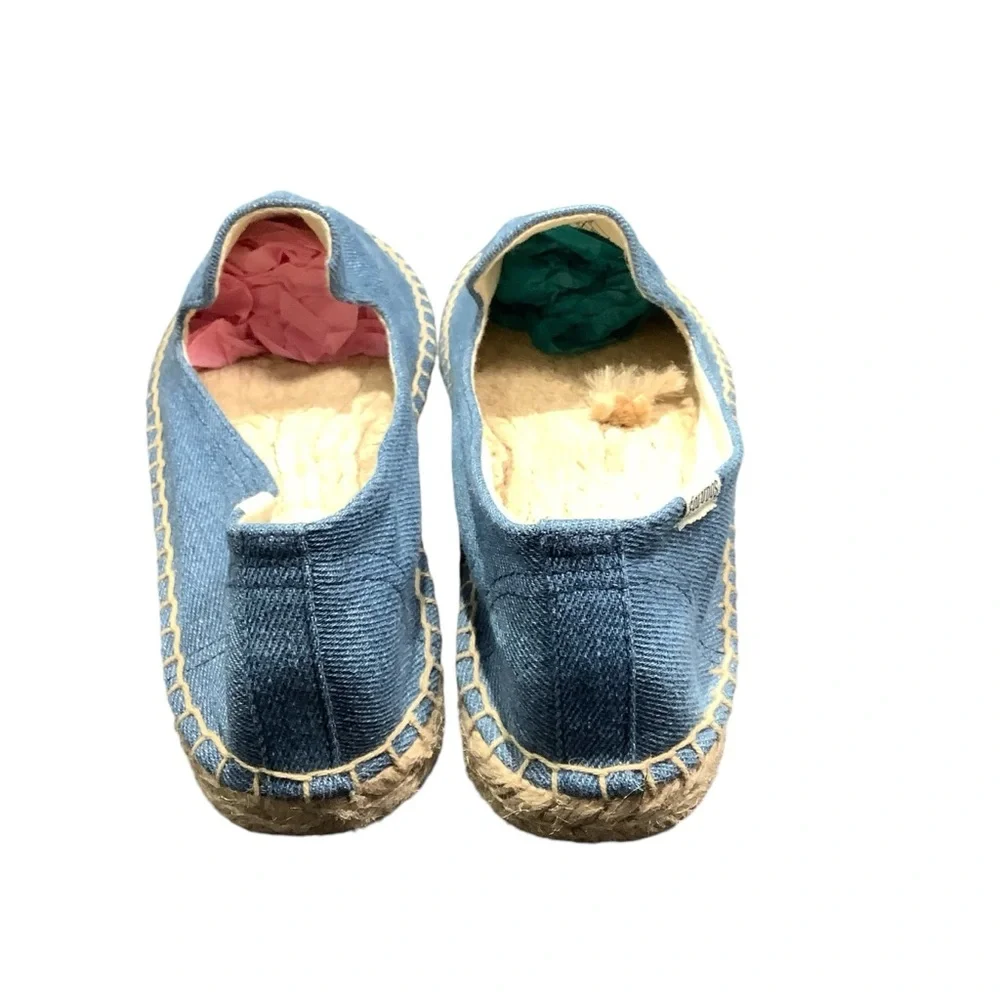 Soludos Anthropologie Pineapple Denim Espadrille